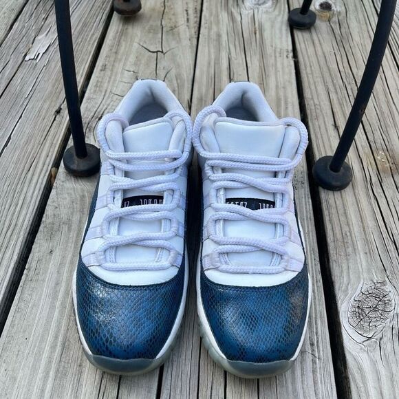 Air Jordan 11 Retro Low Snake Navy CD6846-102 Sneakers - Picture 2 of 8